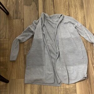 lululemon athletica Gray Blue Cardigan